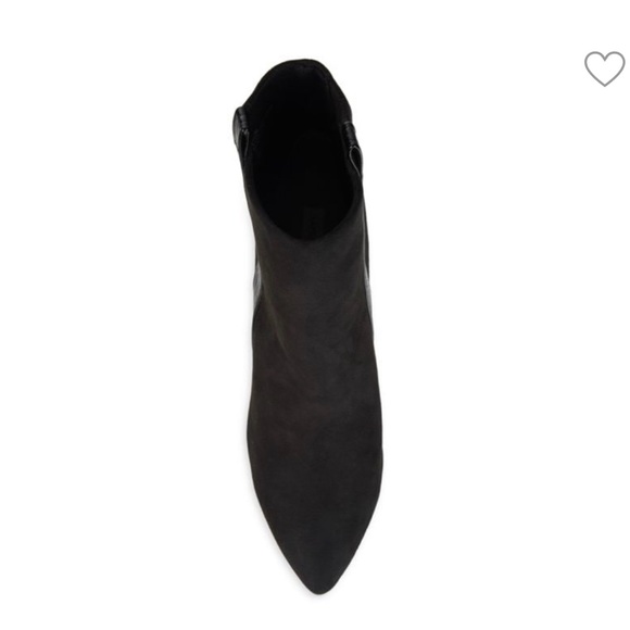 Black suede bootie. - Picture 5 of 5